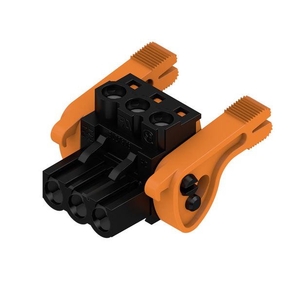 PCB plug-in connector, female plug, 5.08 mm, Number of poles: 3, 180°, Clamping yoke connection, Clamping range, max. : 4 mm², Box image 2