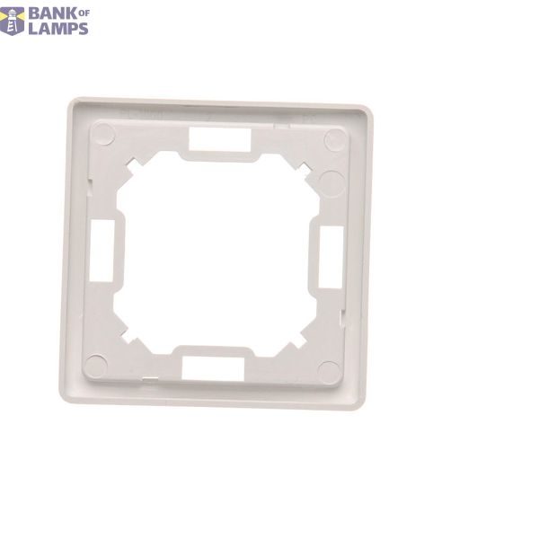 Double two way switch with LED indicator light without pictogram, (module), 10AX, Screw, white image 1