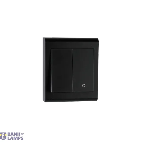 SWITCH SURFACE MOUNTED 2+1 BLACK 6-PACK image 1