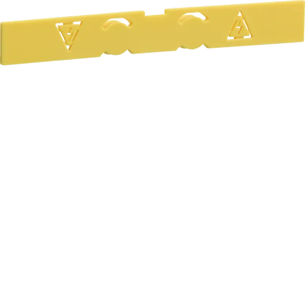 Switch terminal covers, 4-pole (set of 2), yellow image 1