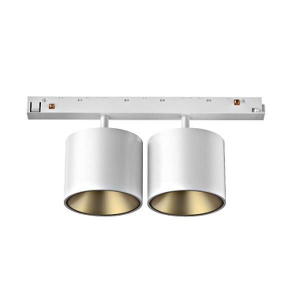48V SPOT INSET DD 2x 10W LF930 ON/OFF WHITE image 1