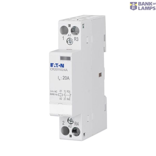 Installation contactor, 20A, 24V AC, 1NO+1NC image 2