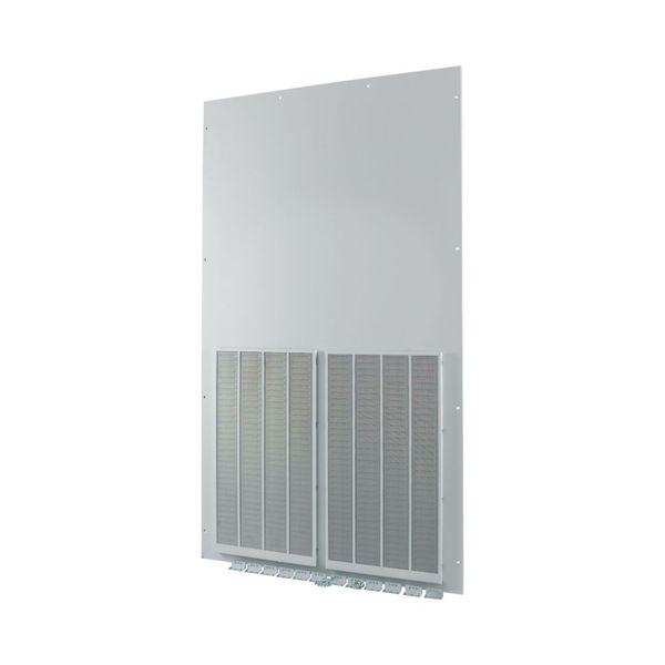 XTSZFFPV42-W1100 Front plate (section high), ventilated, W=1100mm, IP42, grey image 3