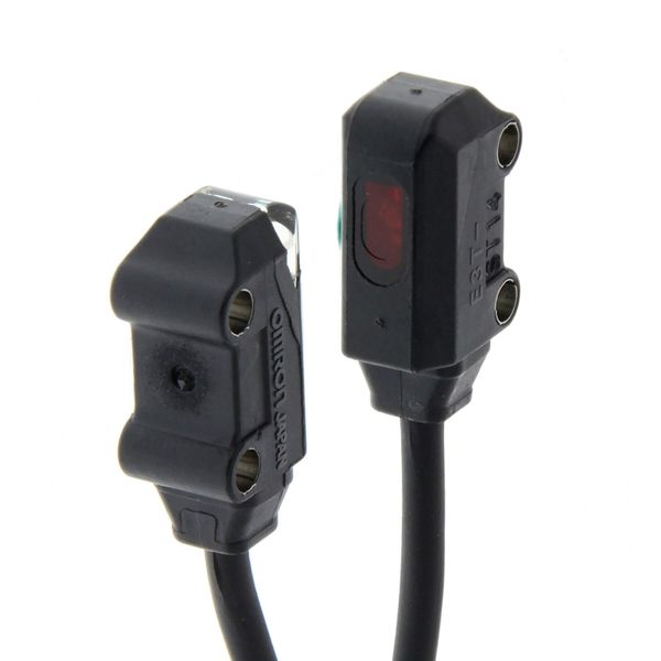 Photoelectric sensor, through-beam, 1m, DC, 3-wire, PNP, dark-on, side E3T 1086E image 3
