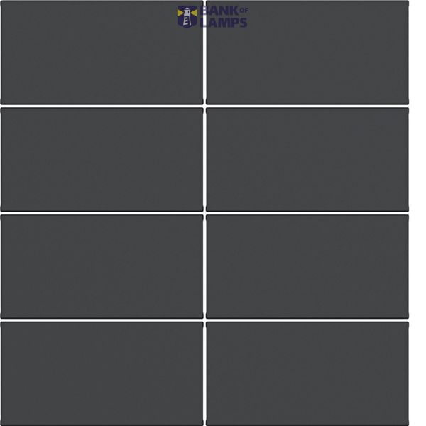 KNX pushbutton cover, 8-way, A.x/C.x, matte night black image 1