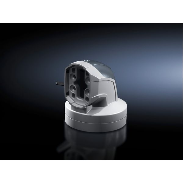 CP Angle coupling 90Â°, CP 60, for support arm connection ˜ 130 mm image 2