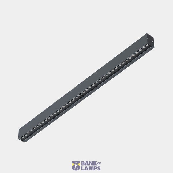 Lineal lighting system IP66-IP67 Taglio Optics Surface Wall 1004mm LED 38W 4000K Brown 2364lm image 1