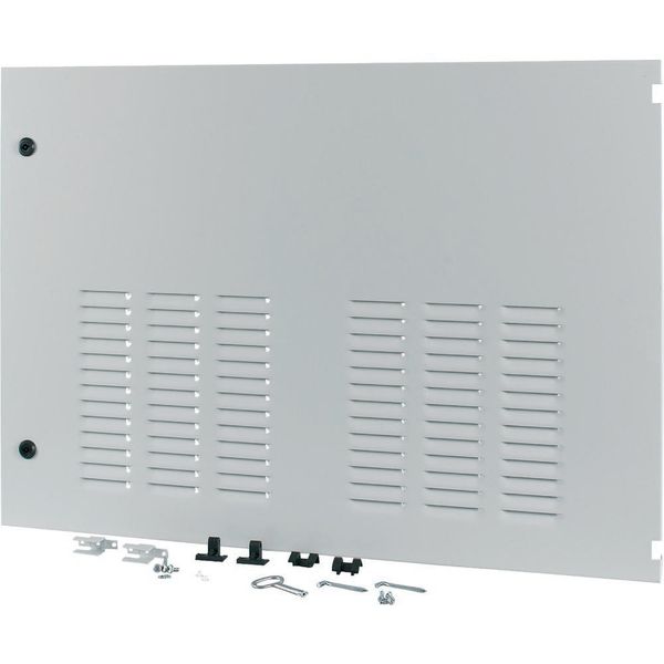 XTSZDSQV4R-H700W1000 Section wide door, ventilated, right, HxW=700x1000mm, IP42, grey image 3