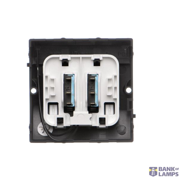 Single socket outlet with earthing for IP44 version with frame seal, with shutters, Push In system, (module), Simon 24, IP44, 16A, white, Flap color: Same as a cover image 1