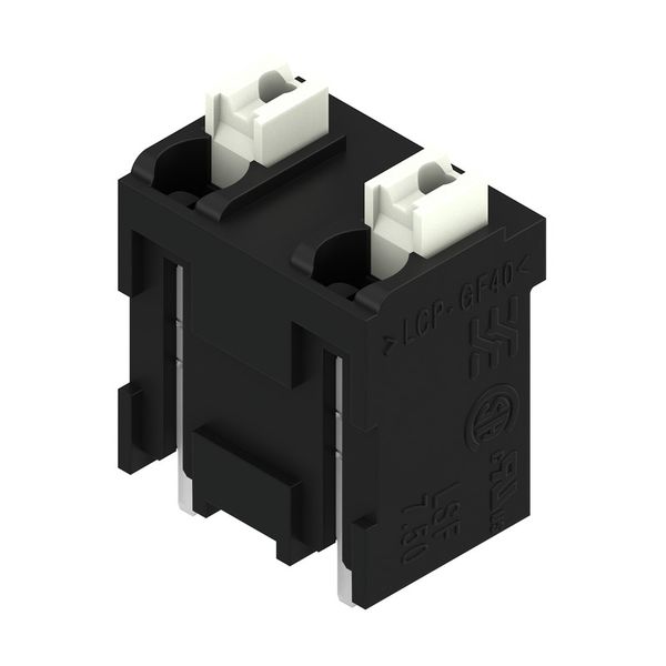 Printed circuit board terminals, 7.50 mm, Number of poles: 2, 180°, Solder pin length (l): 1.5 mm, black, PUSH IN with actuator, Clamping range, max. : 1.5 mm², Tube image 3