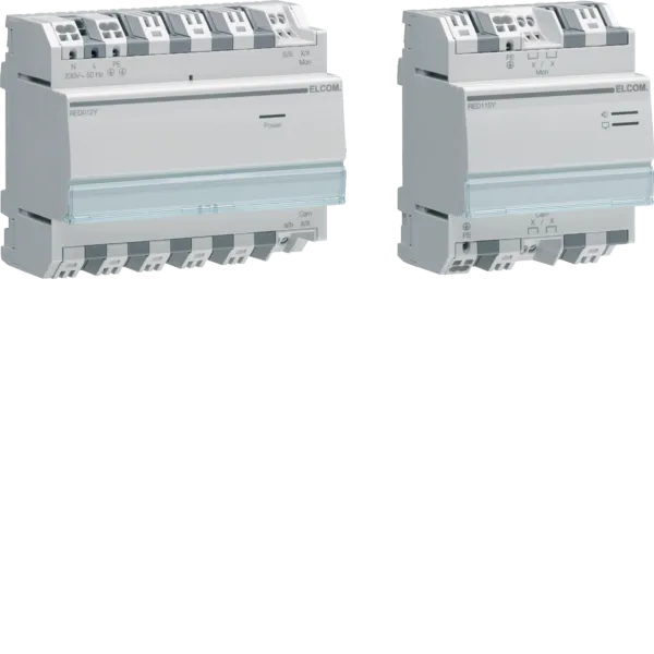 Secondary line coupler including line supply as a kit 2-wire bus system REG image 1