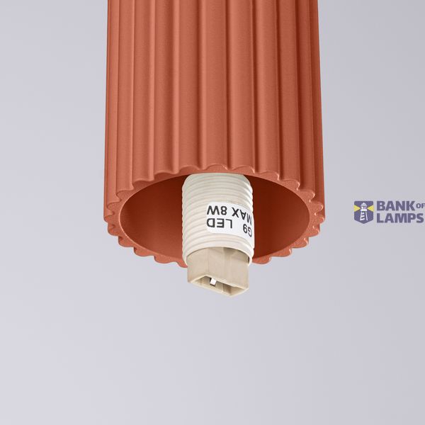 Ceiling lamp HALO red ochra IP44 image 4
