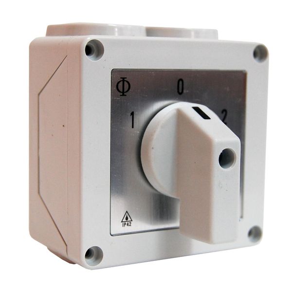 Changeover switch, metric entry M20, 20A, 2-pole image 1