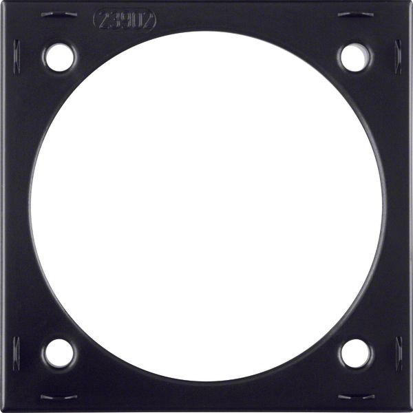 Integro Flow, Surface-Mounted Spacer Ring Black Glossy image 1