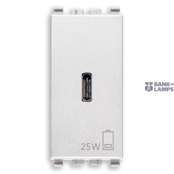 PD C-USB power unit 25W white image 1