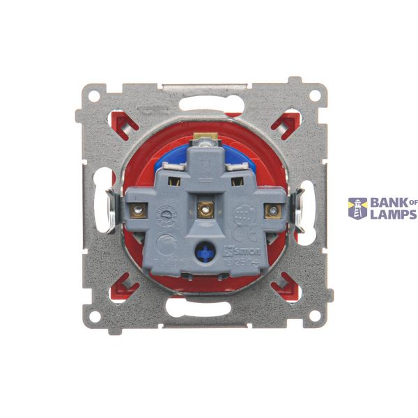 Double socket outlet without earthing, with shutters, (module), 16A, 250V, Screw, Bronze matt, metalic image 1