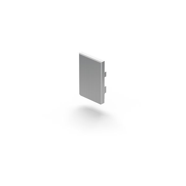 End cap L 26 B 18 H 6, Plastic colour: aluminium image 2