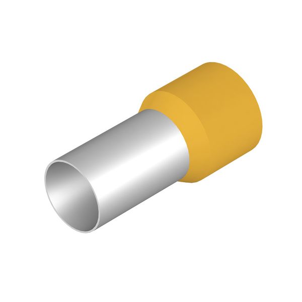 Wire-end ferrule, Standard, 26 mm, 21 mm, yellow image 1