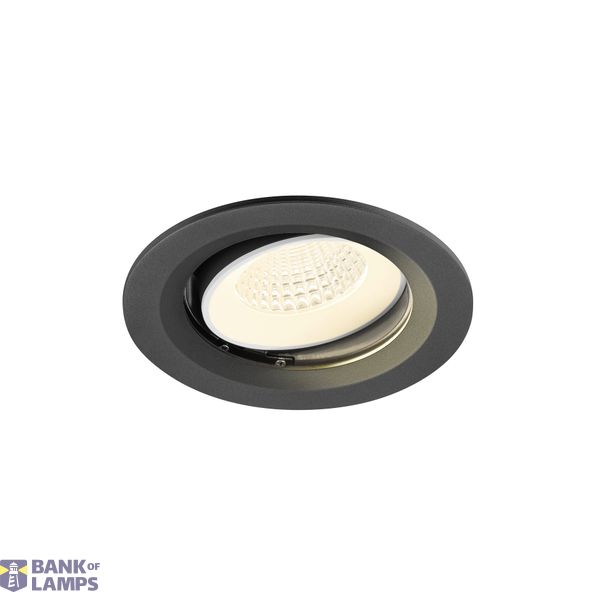 NUMINOS© MOVE M, recessed CL 4000K, 55ø, IP20, round bl/wh image 1