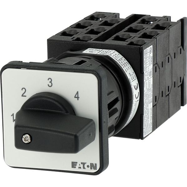 T0-6-8271/EZ Step switches, T0, 20 A, centre mounting, 6 contact unit(s), Contacts: 12, 45 °, maintained, Without 0 (Off) position, 1-4, Design number 8271 image 36