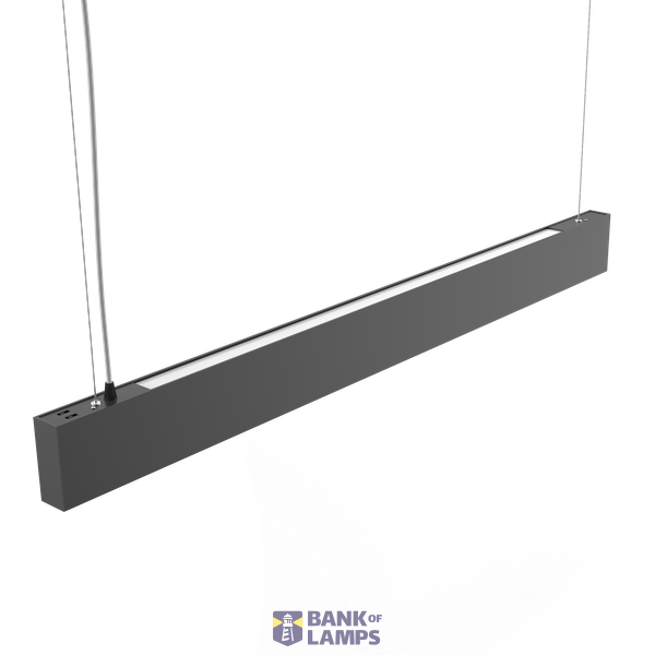 Nachi Suspended Ultra-slim Batten 5ft 6W Up 36W Down SCT Black image 1