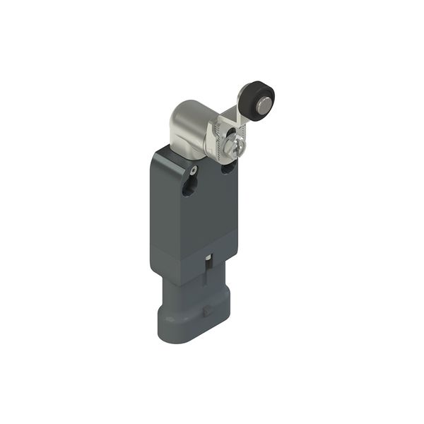 Modular prewired switch with adjustable shaped metal revolving lever diam. 14 roller image 1