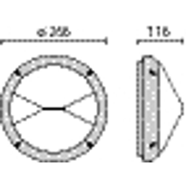 SUPERDELTA TONDO BLACK E27 image 7
