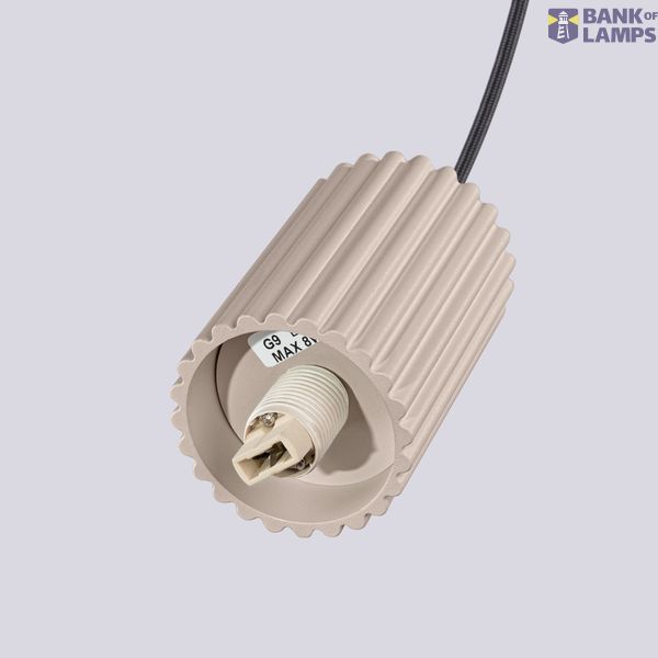 Pendant lamp HALO 3P taupe image 12