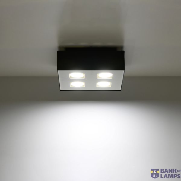 SPOT MONO 4 BLACK GU10 4X40W IP20 image 5