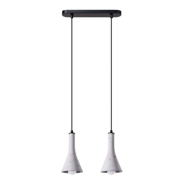 HANGING LAMP REA 2 CONCRETE E14 2X12W IP20 image 1