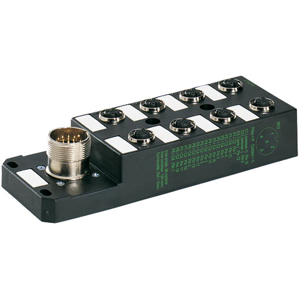 M12 DISTRIBUTOR BOX 8-WAY, 5-POLE, M23 connector 19-pole image 1