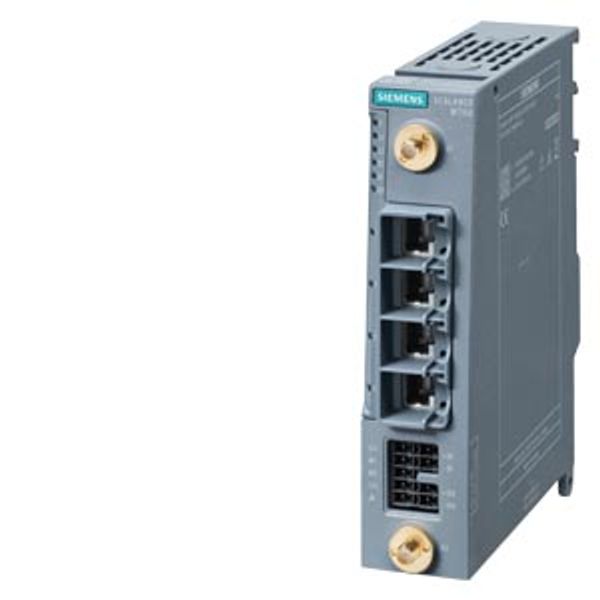 IWLAN client/WLAN bridge, IP30, IEEE 802.11ax, 4xRJ45, 2xR-SMA, CLP slot image 1