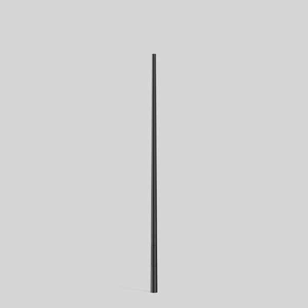 Steel pole D 129 H 4500 d 76 colour: anthracite image 1