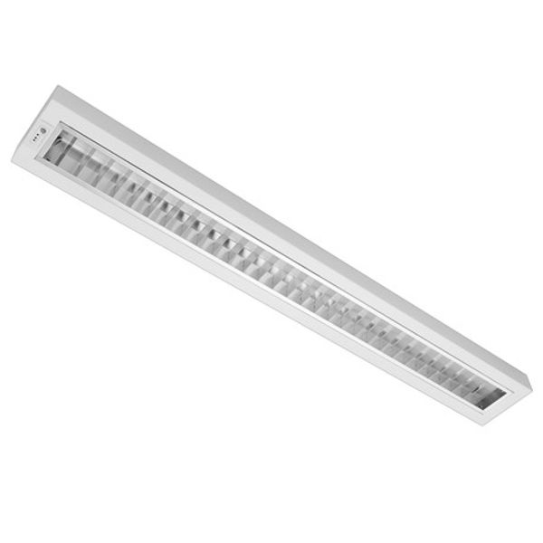 MODUS AREL3000, 1x LED, 1545mm,  mat AL louvre, ceiling/pendant, LED 840, NONSELV SENZOR READY, with senzor, white image 1