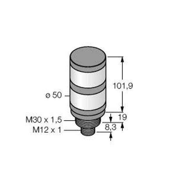 LED Signal Light Tower Light   TL50YRQ image 1