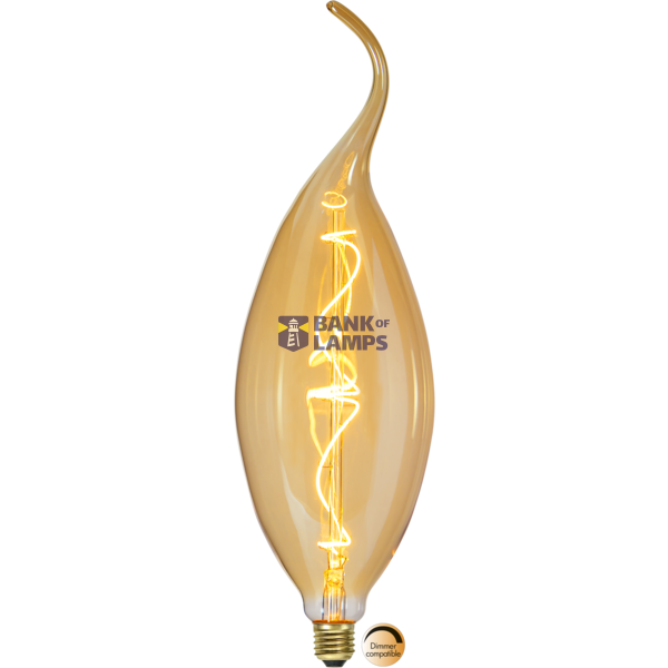 LED-lamp E27 C125 Industrial Vintage image 1