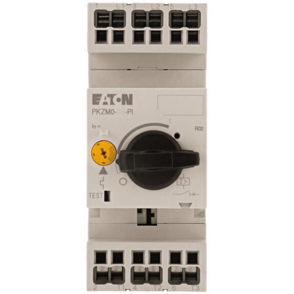 PKZM0-10-T-PI Transformer-protective circuit-breaker, 6.3 - 10 A, Push in terminals image 1