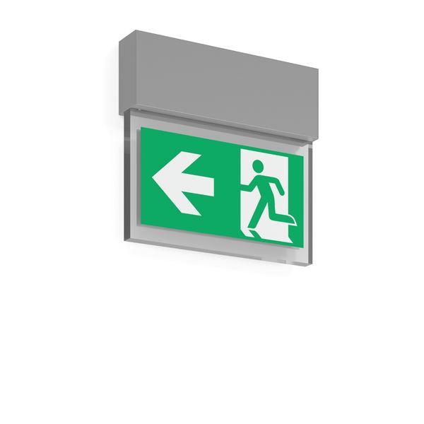 HALYXX, 4,7 W, aluminium, on/off Wall luminaires, L 235 B 40 H 220, SB image 2