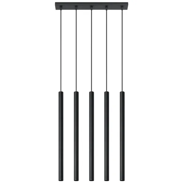 HANGING LAMP PASTELO 5 BLACK G9 5X40W IP20 image 1