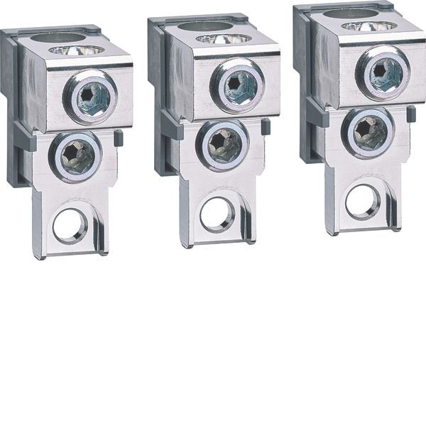 Cage terminal P250 cage version Cu/Al 3P 2x 35-120mm² image 1