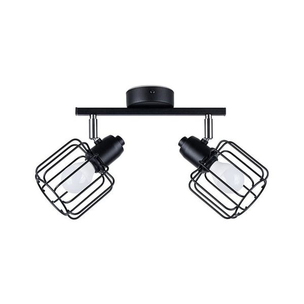 CEILING LAMP BELUCI 2 BLACK E14 2X40 IP20 image 1