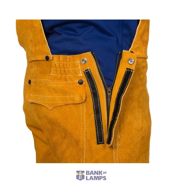 Leather Welding Overalls Golden Brown™ XL image 2