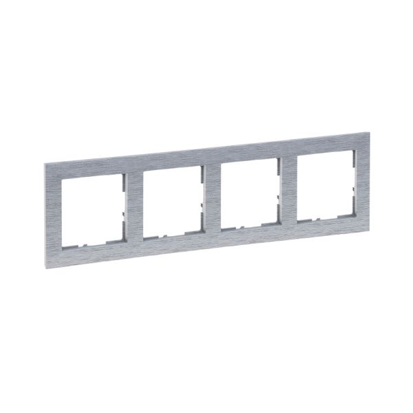 4G PLATE BRUSHED ALUMINIUM image 1