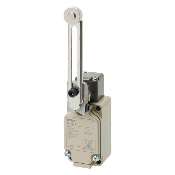 Limit switch, adjustable roller lever: R25 to 89 mm, pretravel 15Â±5Â°, WLN 0025B image 1