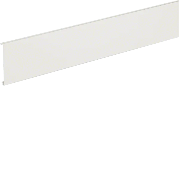 Parapet duct upper part for BRS width 80mm made of sheet steel in cream white image 1