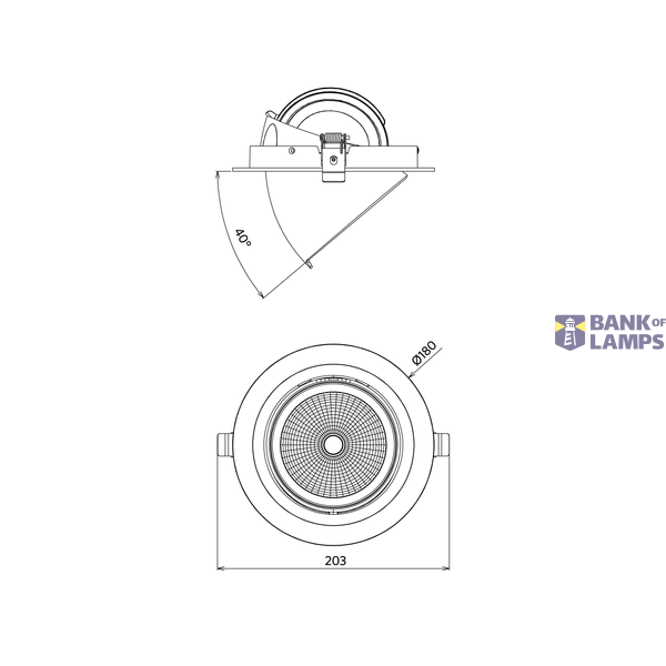LEDSpotRS-P 35W-3000-60D-WH image 4