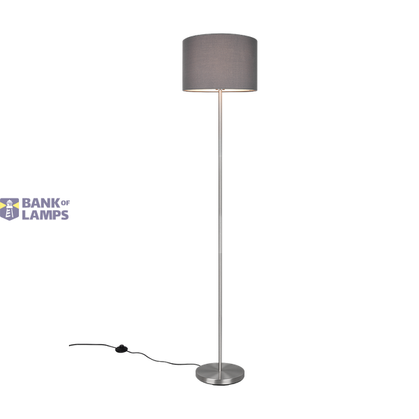 Hotel floor lamp E27 grey image 1