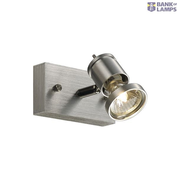 SOUVEREEN I QPAR51,wall and ceiling light, brushed aluminium, spot, max. 75W image 2