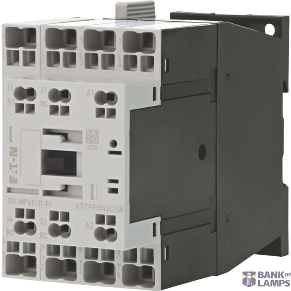 Contactor, 4 pole, AC operation, AC-1: 45 A, 1 N/O, 1 NC, 400 V 50 Hz, image 3
