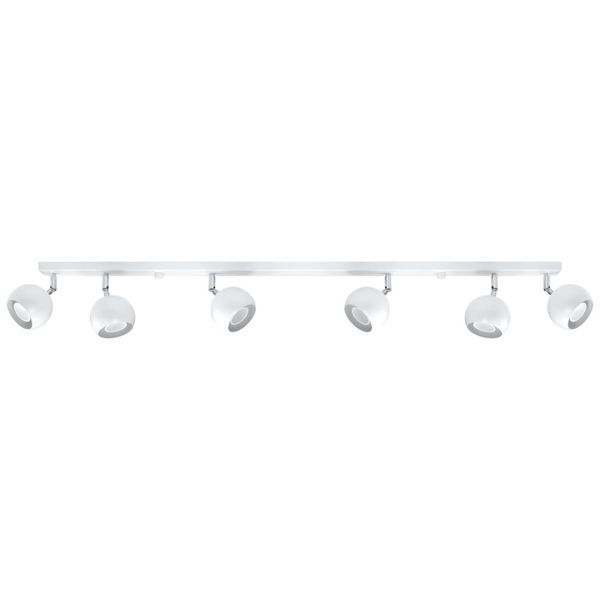 CEILING LAMP OCULARE 6L WHITE GU10 6X40W IP20 image 1